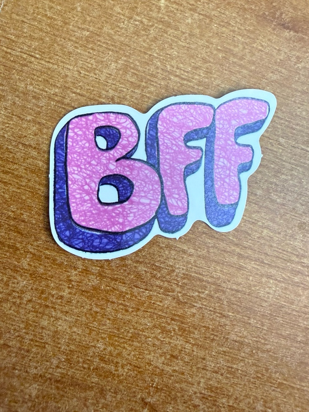 BFF Pink & Purple Sticker